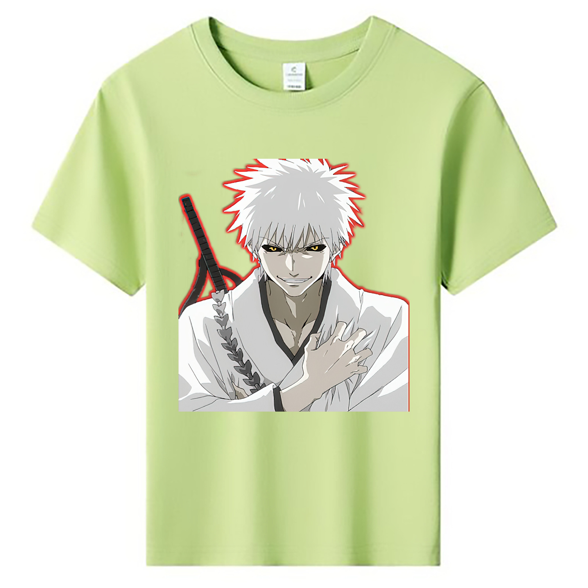 （画像用） ブリーチ 黒崎一護（くろさき いちご）BLEACH Kurosaki Ichigo 綿100％キッズTシャツ（フロントプリント）